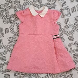 Janie and Jack Pink Dress with White Collar